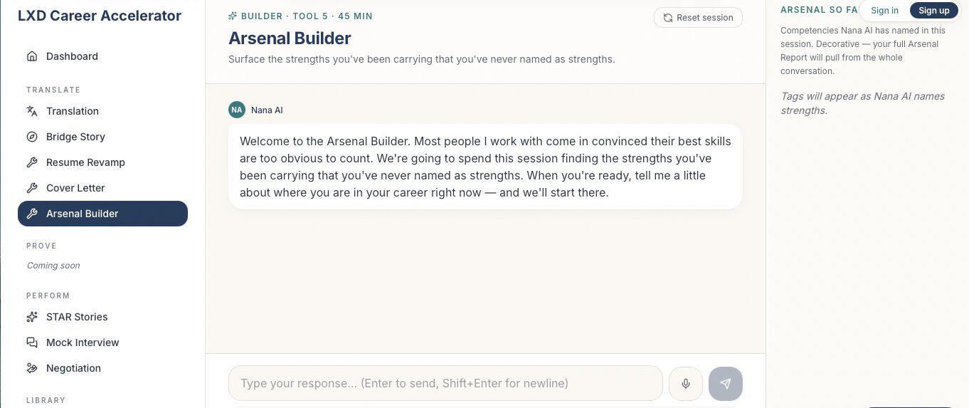 Arsenal Builder interface preview
